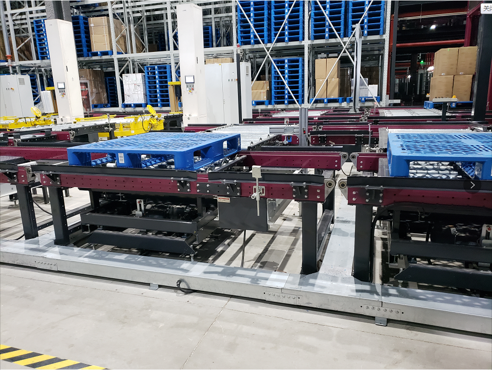 Pallet Jack-up conveyor